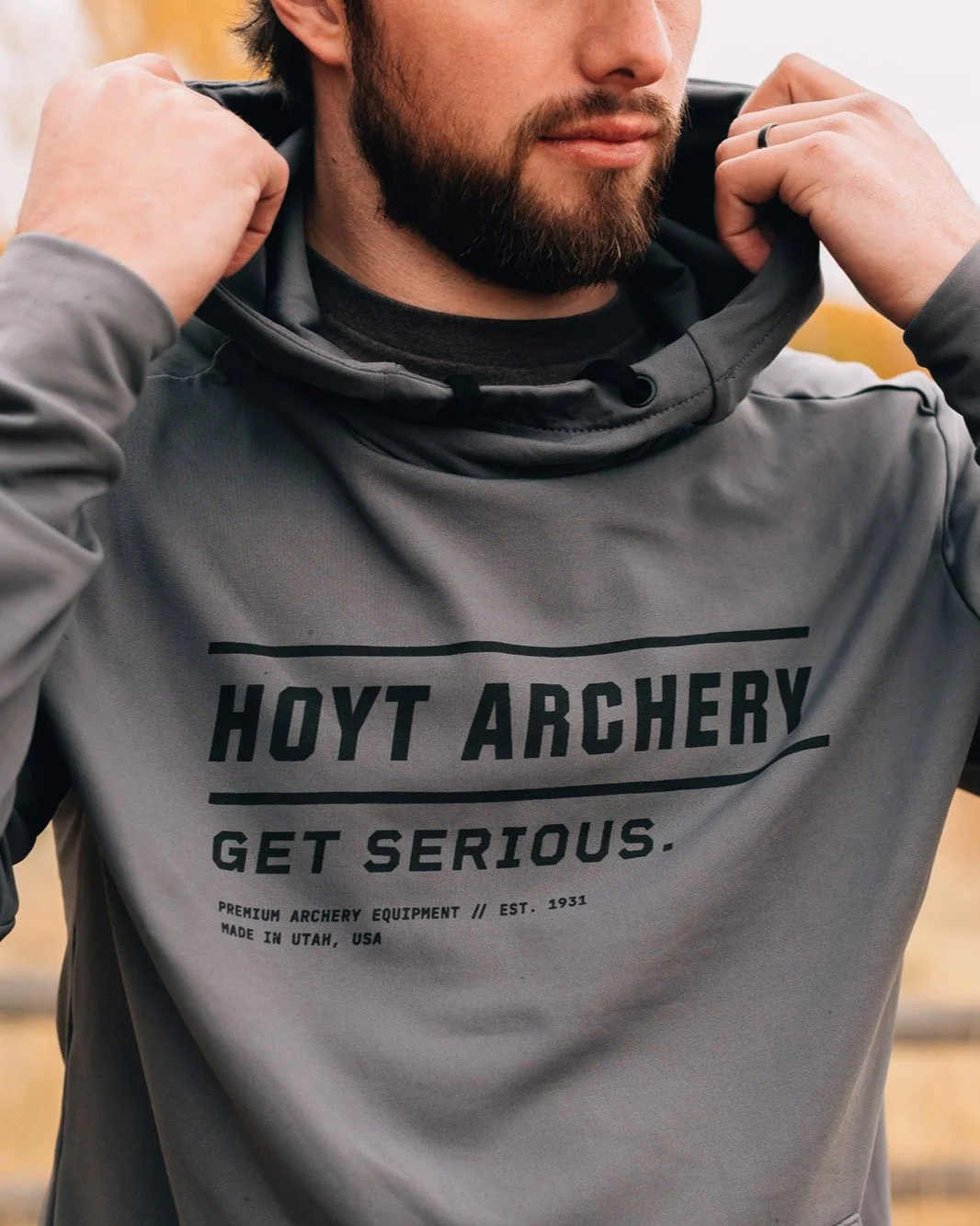 Gray Hawk Hoodie - Image 3