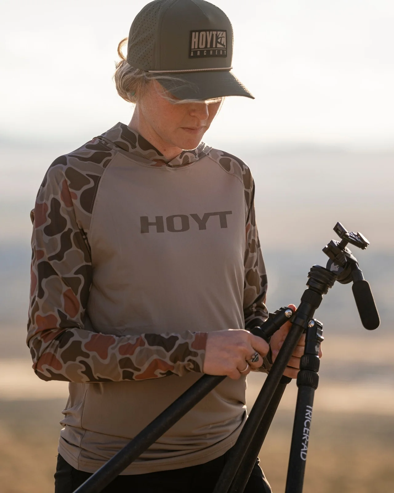 Sun Shirt Hooded Long Sleeve - Brown Camo - Image 6