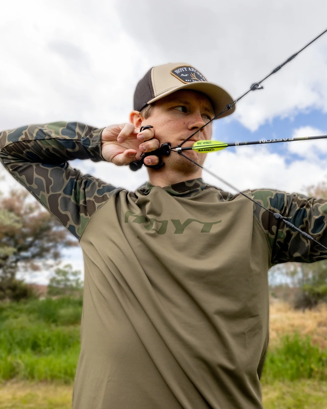 Sun Shirt Hooded Long Sleeve - Green Duck Camo - Image 2
