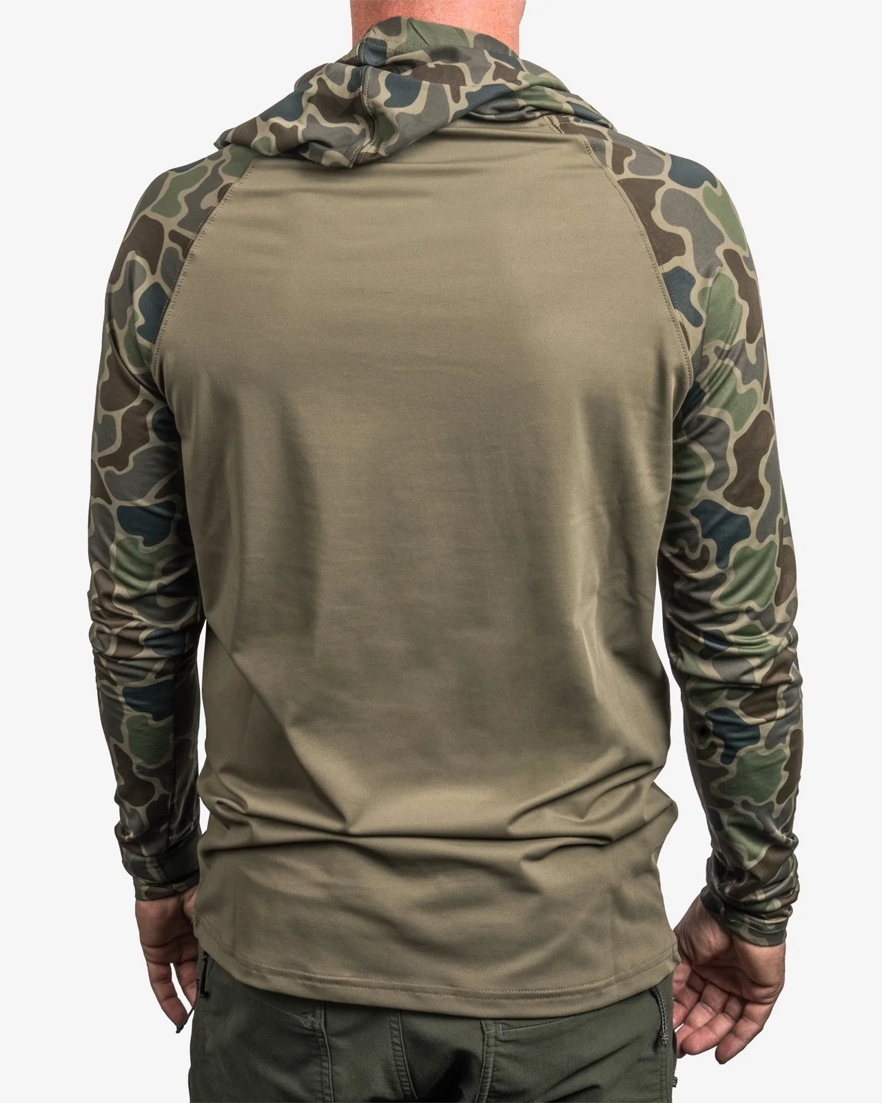 Sun Shirt Hooded Long Sleeve - Green Duck Camo - Image 5