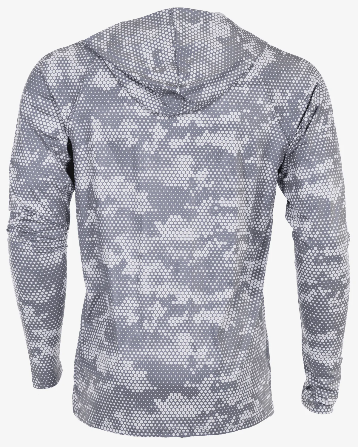 Sun Shirt Hooded Long Sleeve - Gray Hex - Image 5